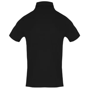 Aquascutum Mens Short-Sleeved Polo Shirt (Black)
