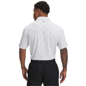 Under Armour Heren Bedrukt Polo Shirt (Wit)