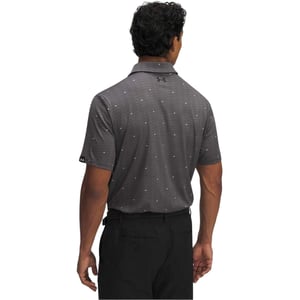 Under Armour Heren Bedrukt Polo Shirt (Grijs)