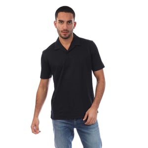 Boss Mens H-Pye 18 Mercerised Cotton Short-Sleeved Polo Shirt (Blue)