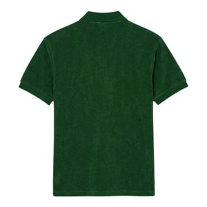 Lacoste Herenpolo van Roland-Garros met borduursel, van badstof (Groen)