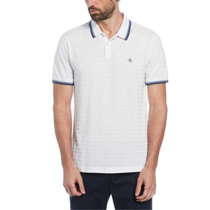Original Penguin Herr Tipped Regular Polo Shirt (Vit)