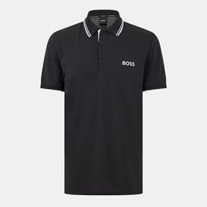 Boss Mens Paddy Pro Cotton Pique Polo Shirt (Dark Blue)
