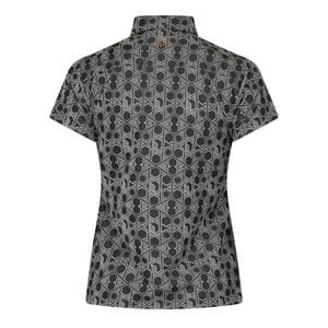 Puma Hexagon golfpoloshirt met korte mouwen voor dames (Grijs)