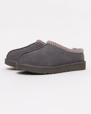 Logo Detail Slippers in Grey