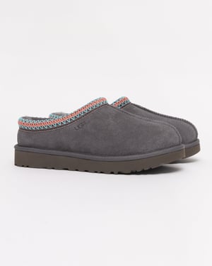 Logo Detail Slippers in Grey