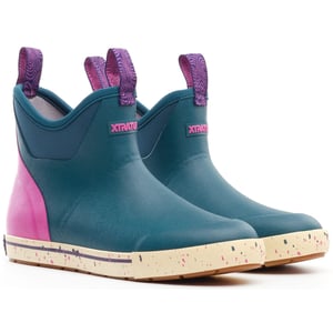 Xtratuf Ankle Deck Camp Boot Rubber Women's Teal Wellington Boots