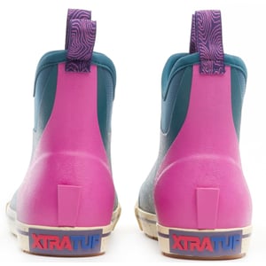 Xtratuf Ankle Deck Camp Boot Rubber Women's Teal Wellington Boots