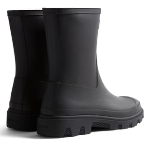 Hunter Unisex Downpour Short Rubber Men's BLACK Wellington Boots