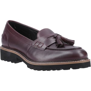 Hush Puppies Ginny Leather Dames Plummer Wijdte Loafers