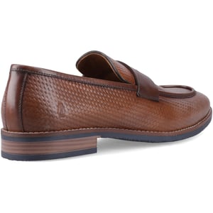 Hush Puppies Mitchell Leren Heren Tan Instappers