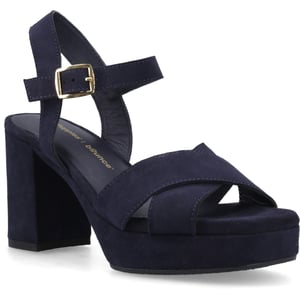 Hush Puppies Ophelia Suede Women's Navy Sandals