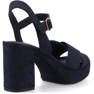 Hush Puppies Ophelia Suede Women's Navy Sandals