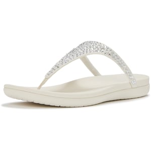 Fitflop Solay Mixed-Crystal Textile Women's Cream Sandals