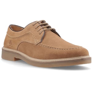 Hush Puppies Genny Leather Men's Taupe Lace-Up Shoes
