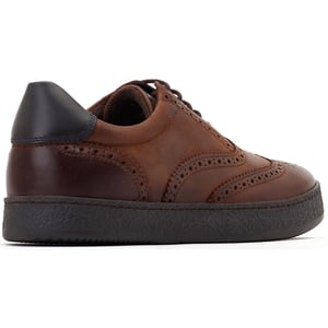 Base London Christo Leather Men's Brown Lace-Up Shoes