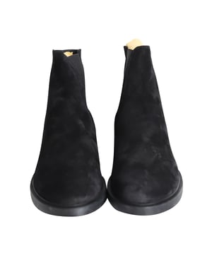 Tod's Pull On Ankle Boots in Black Suede