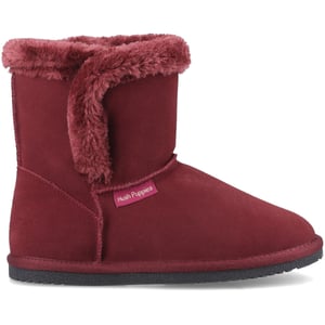 Hush Puppies Ashleigh Suede Dames Bordeaux Slippers