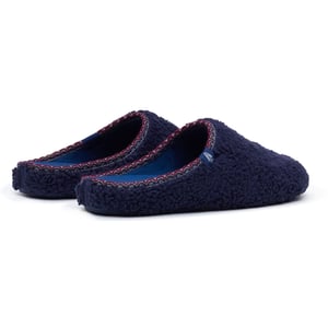 Hush Puppies Good Teddy Polyester Men's NAVY Slippers