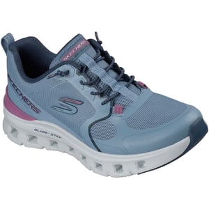 Skechers Glide-Step Pro Textile Women's Slate Mesh/Magenta Trim Trainers