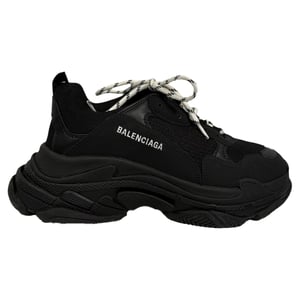 Balenciaga Triple S Sneakers in Black Polyester