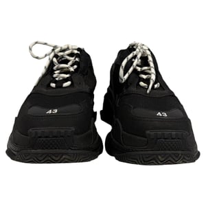 Balenciaga Triple S Sneakers in Black Polyester