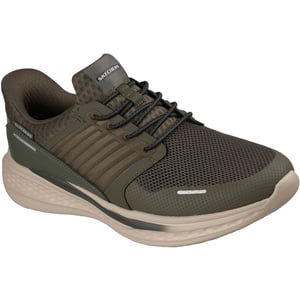 Skechers Slade Luther Men's Olive Synthetic / Mesh Trainers