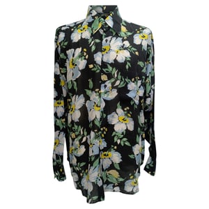 Tom Ford Button-Down Shirt in Floral Print Lyocell