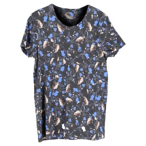 Acne Studios Terrazzo Print T-shirt in Multicolor Cotton