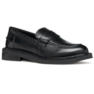 Geox D Serilda E Leren Vrouwen Zwarte Mocassinschoenen