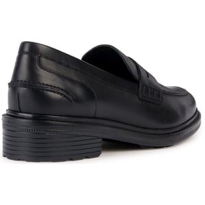Geox D Walk Pleasure F Leather Women's Black Moccasins Shoes