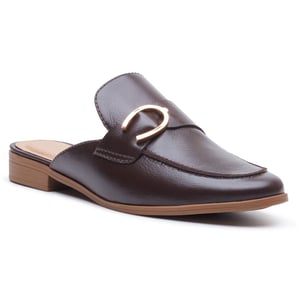 Hush Puppies Calla Läder Kvinnors Choklad Mules