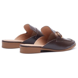 Hush Puppies Calla Läder Kvinnors Choklad Mules