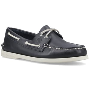 Sperry Authentic 2 Eye Leather Men's Navy Boat Shoes