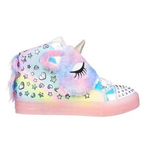 Skechers Shuffle Unicorn-sportschoenen voor meisjes (Roze/Multikleurig)