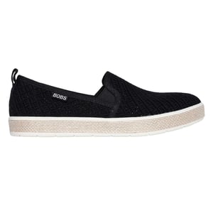 Skechers Geweven espadrilles voor dames (Zwart)