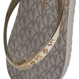 Women's Summer Flip Flops with Logo 49S4MKFA1B