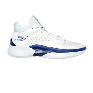 Skechers Herr Resagrip Speckle Basketbollskor (Vit/Blå)