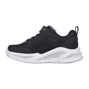 Skechers Meteor-sneakers med lysande detaljer för småbarn (Svart/grå)