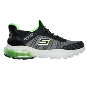 Skechers Barn Razor Air - Hyper-Brisk Slip-In Sneakers (Kolgrå/Svart)