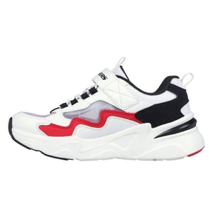 Skechers Mesh-sportschoenen voor kinderen (Wit, Rood, Zwart)