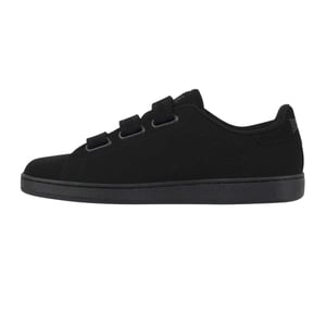 Lonsdale Mens Leyton Triple Strap Flat Trainers (Black)