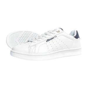 Ellesse Heren Logo Cupsole Sneakers (Wit/Marineblauw)