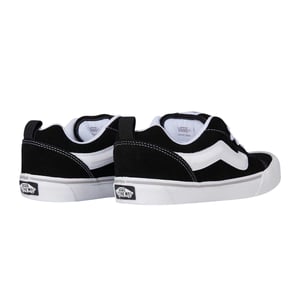Vans Childrens/Kids Knu Skool Leather Trainers (Black/White)