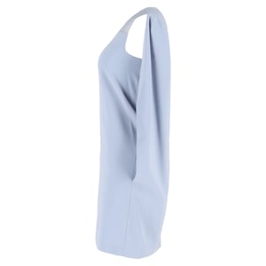 Max Mara Sospiro Cape mini-jurk in lichtblauw triacetaat
