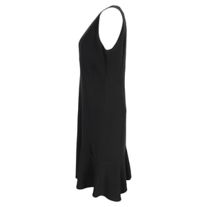 Max Mara midi-jurk in zwart polyester