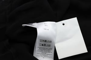 Ganni midi-jurk van bedrukte georgette in zwarte viscose