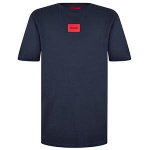 Hugo Diragolino T-shirt voor heren met logo op de borst (Donkerblauw)