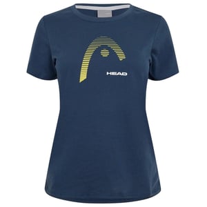 Head T-shirt med grafiskt tryck för damer från Club Lara (Blå)
