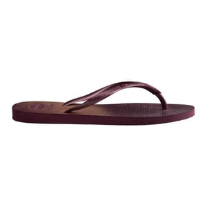 Havaianas Slanke teenslippers met stippen voor dames (Paars)